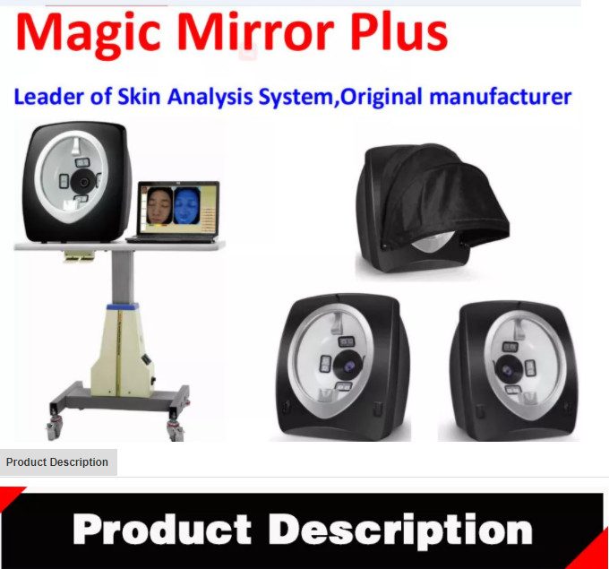 3d Dermatology Facial Skin Analysis Machine เครื่องสแกนใบหน้า Skin Analyzer 40W